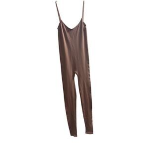 Free People NWOT Intimately Seamless‎ Catsuit Jumpsuit Long Bodysuit Pink XS/S